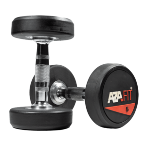 AZAFIT® | Dumbbells – Compact Rubber-Coated (Color)