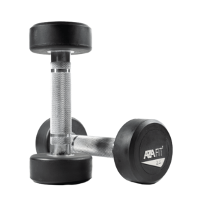 AZAFIT® | Dumbbells – Compact Rubber-Coated (black) - Image 1